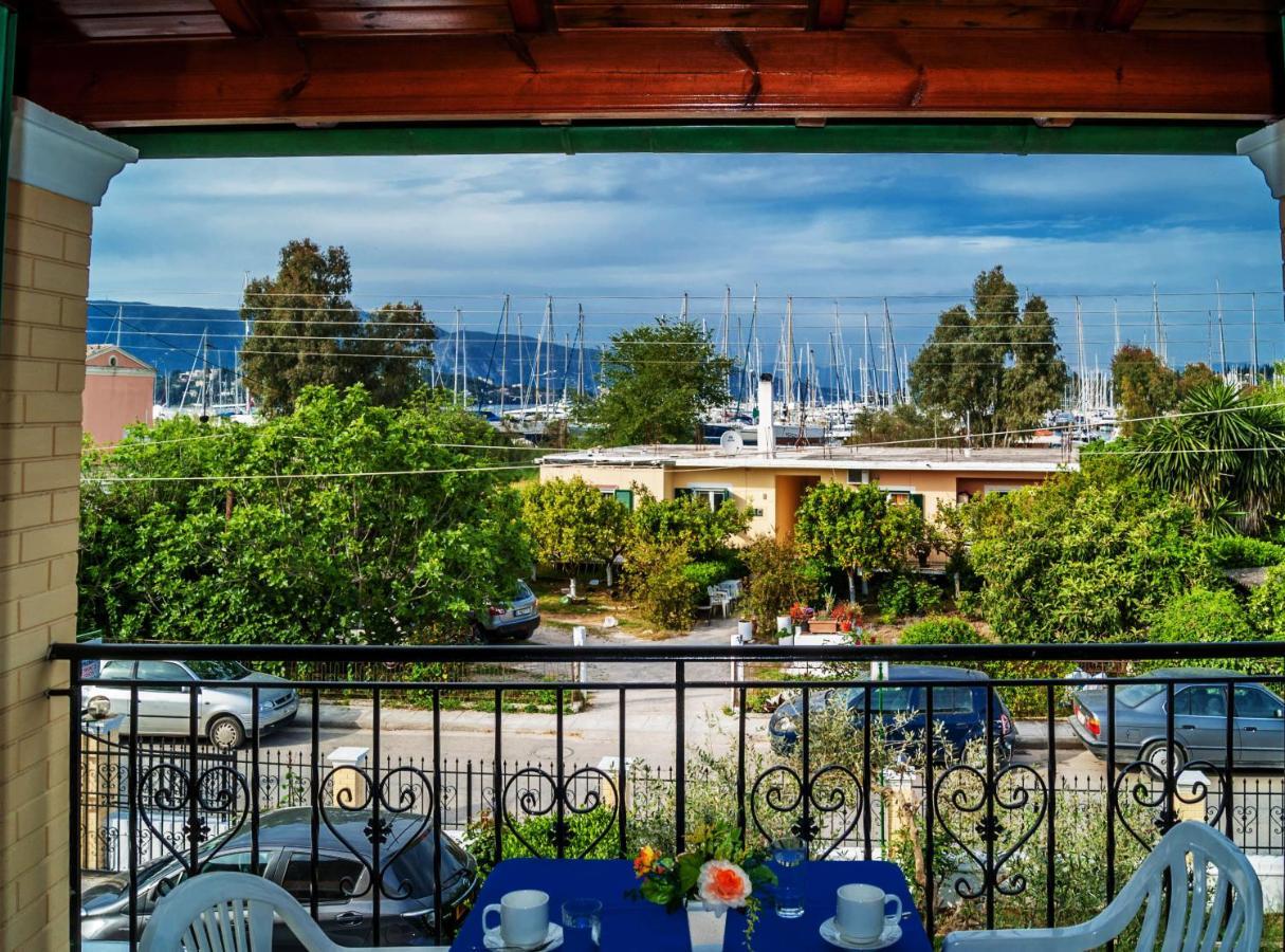 Stavros Apartments Kontokali Next To Gouvia Marina Bagian luar foto