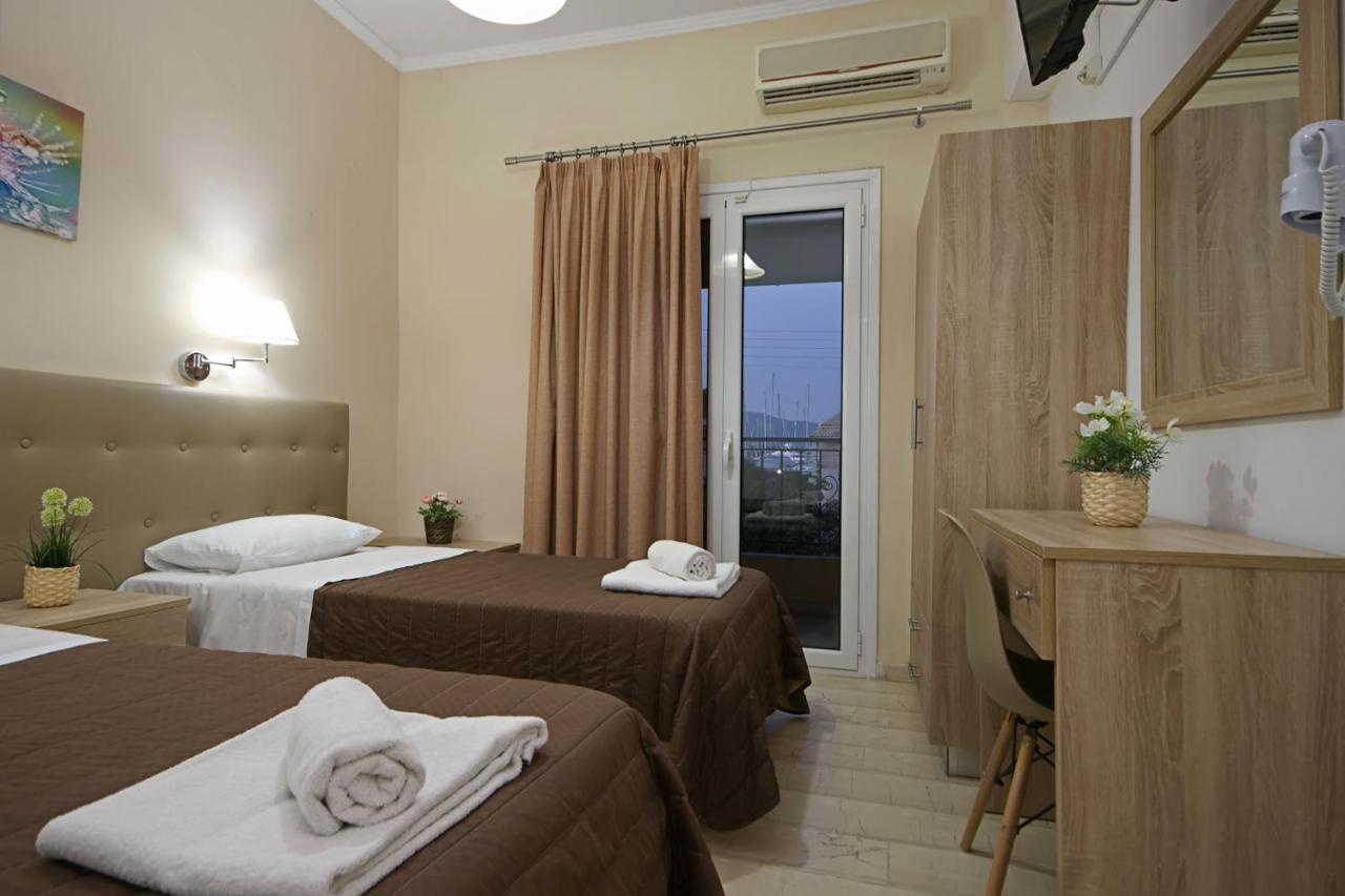 Stavros Apartments Kontokali Next To Gouvia Marina Bagian luar foto
